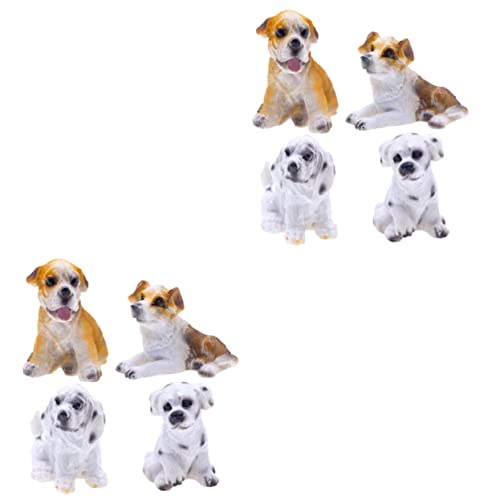 ifundom 2 Sätze Simulationshund Home Decor Wohnungsdeko Tierfiguren Für Die Fensterbank Niedliche Tierfiguren Kinderspielzeug Welpe Miniaturfiguren Cupcake-topper Mit Hund Harz 4 Stück * 2 ifundom 2 Sätze Simulationshund Home Decor Wohnungsdeko Tierfiguren Für Die Fensterbank Niedliche Tierfiguren Kinderspielzeug Welpe Miniaturfiguren Cupcake-topper Mit Hund Harz 4 Stück * 2 von ifundom