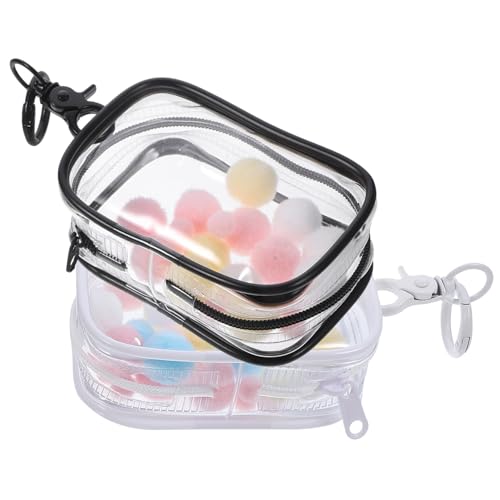 ifundom 2 Sets PVC Aufbewahrungstasche Für Figur Display Schlüsselanhänger Mini Rucksack Beutel ifundom 2 Sets PVC Aufbewahrungstasche Für Figur Display Schlüsselanhänger Mini Rucksack Beutel von ifundom