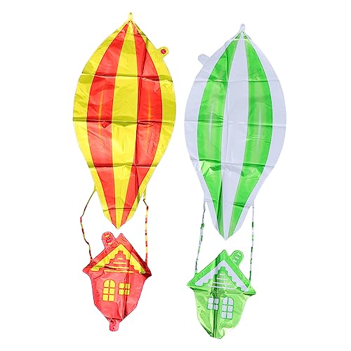 ifundom - Langlebige Luftballons Aus Aluminiumfolie 2er-pack Dekorative Luftballons in Heißluftballonform für Babys ifundom - Langlebige Luftballons Aus Aluminiumfolie 2er-pack Dekorative Luftballons in Heißluftballonform für Babys von ifundom