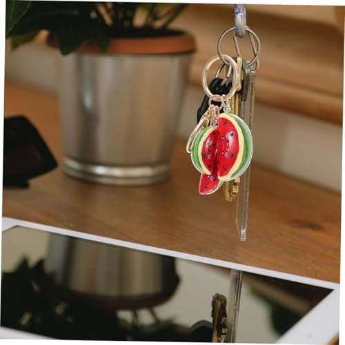 ifundom 2 Stück Niedliche Wassermelonen Schlüsselanhänger mit Realistischem Fruchtmuster Vielseitige Taschenanhänger und Schlüsselringe für Sommerparty Geschenkidee für Fruchtliebhaber und ifundom 2 Stück Niedliche Wassermelonen Schlüsselanhänger mit Realistischem Fruchtmuster Vielseitige Taschenanhänger und Schlüsselringe für Sommerparty Geschenkidee für Fruchtliebhaber und von ifundom