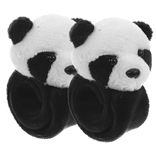 ifundom 2 Stück Panda Papa Kreis Hase Panda- Spielzeughund Süßer Bär Weiches Schwarz-weiß-babyspielzeug Schlagbänder Für Party-slap-armbänder Schlagringe Plüsch ifundom 2 Stück Panda Papa Kreis Hase Panda- Spielzeughund Süßer Bär Weiches Schwarz-weiß-babyspielzeug Schlagbänder Für Party-slap-armbänder Schlagringe Plüsch von ifundom