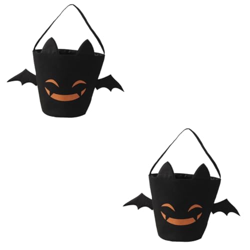 ifundom 2 Stück Reißfeste Faltbare Halloween Baumwoll Handtasche mit Großer Kapazität Stilvolle Canvas Süßigkeitenbeutel für Party Trick Treat und Dekoration Leichtes Langlebiges Material ifundom 2 Stück Reißfeste Faltbare Halloween Baumwoll Handtasche mit Großer Kapazität Stilvolle Canvas Süßigkeitenbeutel für Party Trick Treat und Dekoration Leichtes Langlebiges Material von ifundom
