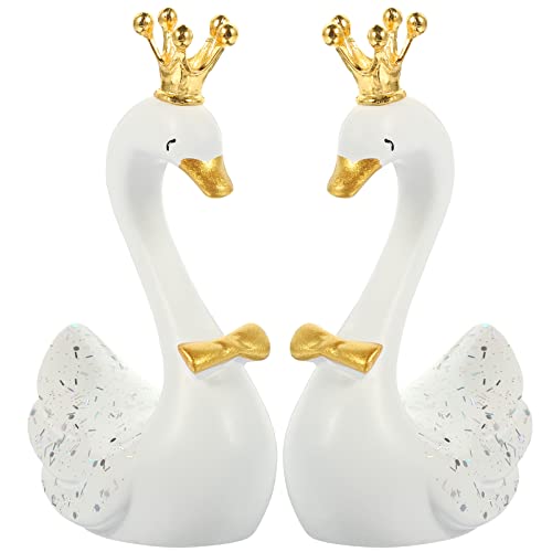 ifundom Niedliche Schwanenstatuen Aus Kunstharz Schwanenfigur Ornament Schwanenskulpturen Für Kuchendekorationen ifundom Niedliche Schwanenstatuen Aus Kunstharz Schwanenfigur Ornament Schwanenskulpturen Für Kuchendekorationen von ifundom