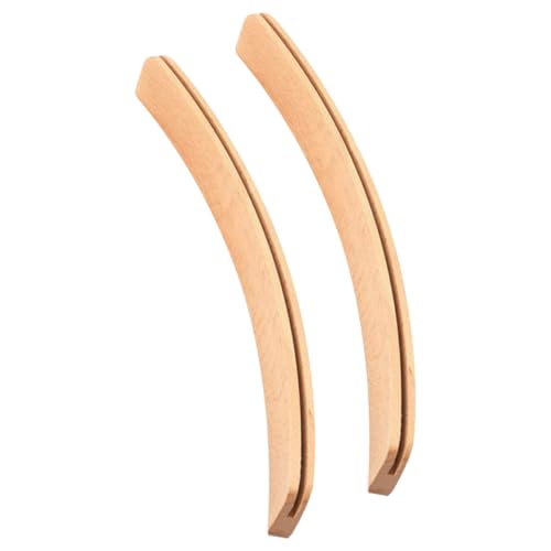 ifundom 2 Stück Spielkartenhalter aus Holz Gebogenes Design Stabile Kartenhalter für Bridge Spielkarten für Familien und Festtage Dekorativer Kartenspielständer von ifundom