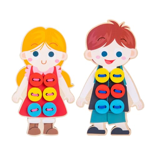 ifundom 2 Stücke Entzückende Puppen Kleidung Schnürung Spielzeug Kinder, Die Spielt Spielzeug Für Bildung ifundom 2 Stücke Entzückende Puppen Kleidung Schnürung Spielzeug Kinder, Die Spielt Spielzeug Für Bildung von ifundom