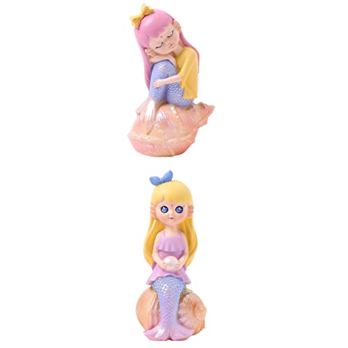 ifundom 2 Stücke Harz Kuchen Meerjungfrau Prinzessin Ornament Kreative Kuchen Topper Meerjungfrau Ornament Für Backen Decor ifundom 2 Stücke Harz Kuchen Meerjungfrau Prinzessin Ornament Kreative Kuchen Topper Meerjungfrau Ornament Für Backen Decor von ifundom