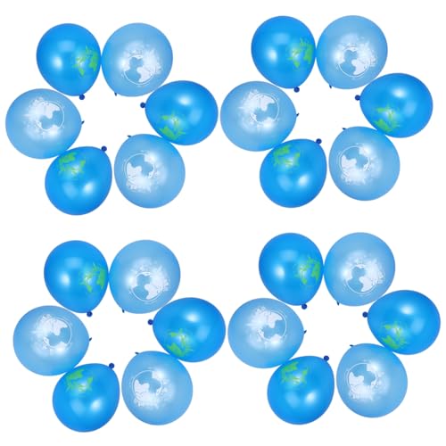 ifundom 20 Stück 12 Ballons Bedrucken Themenparty Luftballons Für Geburtstagsfeier Dekorationen Karte Hellblaue Luftballons Türkis Luftballons Im Klassenzimmer Lehre Latexballons von ifundom