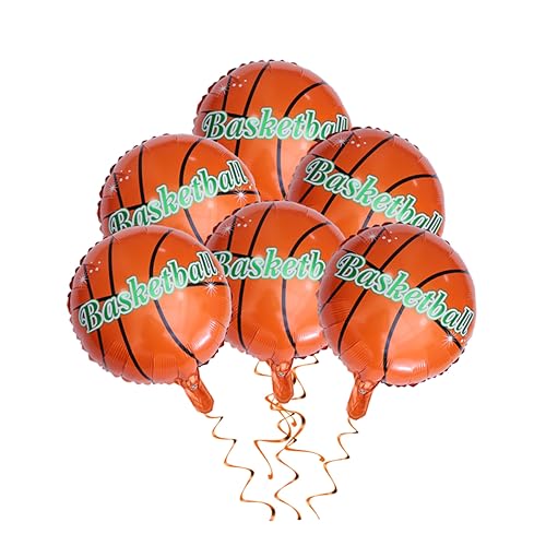 ifundom 20 Stück 18 Partyballons Dekorationen Luftballons Für Geburtstagsfeier Banner Mit Geburtstagsballons Aluminium Basketball-ballons Sportballons von ifundom