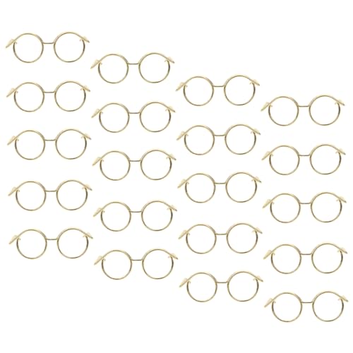 ifundom 20 Stück Metallbrillen Lametta Brillen Mini Rahmen Brillen Bezaubernde Mini Brillen Miniatur Puppenbrillen Puppenbrillen Mini Puppenbrillen Zum Basteln Puppen Ankleide ifundom 20 Stück Metallbrillen Lametta Brillen Mini Rahmen Brillen Bezaubernde Mini Brillen Miniatur Puppenbrillen Puppenbrillen Mini Puppenbrillen Zum Basteln Puppen Ankleide von ifundom