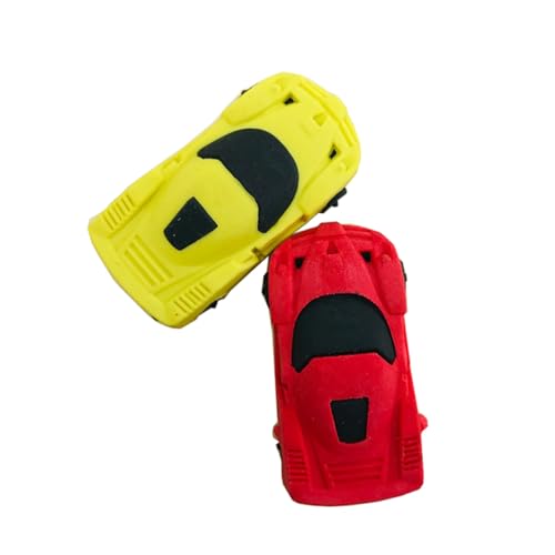 ifundom 20 Stück Teiliges Auto radiergummi Radiergummis Kreatives Schreibwaren Zubehör Mini Radierer Geschenke für Jungen Mädchen Party Mitgebsel Farben Zufällig Zufällige Zufällige Farbe von ifundom