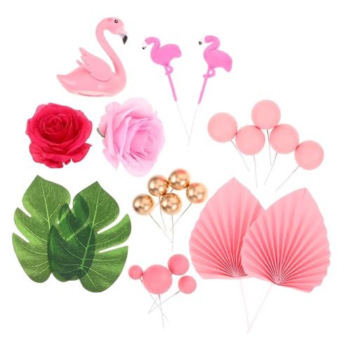 ifundom 23 Stück Tortenaufsatz mit Hawaii- Tortenaufsatz mit hawaiianischem Thema Kuchendekorationen zum Thema Strand tropischer Kuchendeckel Schaum Rosa ifundom 23 Stück Tortenaufsatz mit Hawaii- Tortenaufsatz mit hawaiianischem Thema Kuchendekorationen zum Thema Strand tropischer Kuchendeckel Schaum Rosa von ifundom
