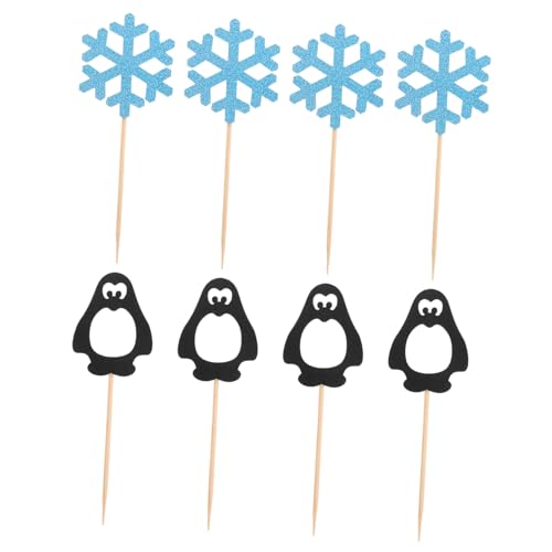 ifundom 24 Stücke Pinguin Schneeflocke Form Kuchen Topper Gefrorene Kuchen Toers für Geburtstag Hochzeit Engagement Party Dekoration ifundom 24 Stücke Pinguin Schneeflocke Form Kuchen Topper Gefrorene Kuchen Toers für Geburtstag Hochzeit Engagement Party Dekoration von ifundom