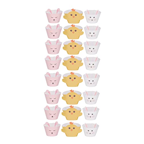 ifundom Charmante Kuchenverpackungen 24 Stück Osterparty-zubehör Hasen-cupcake-verpackung Dekorationen ifundom Charmante Kuchenverpackungen 24 Stück Osterparty-zubehör Hasen-cupcake-verpackung Dekorationen von ifundom