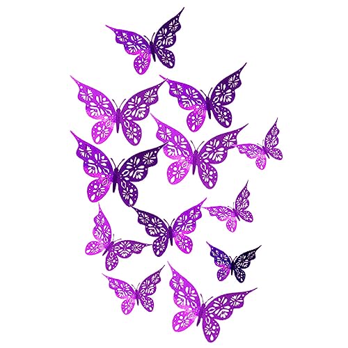 ifundom 24Stücke Schmetterlinge Wandtattoos Teilig Schmetterlings Wandaufkleber aus Umweltfreundlichem für Schlafzimmer und Partys Dekorative Wandkunst für Stilvolle ifundom 24Stücke Schmetterlinge Wandtattoos Teilig Schmetterlings Wandaufkleber aus Umweltfreundlichem für Schlafzimmer und Partys Dekorative Wandkunst für Stilvolle von ifundom