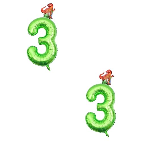 2St Digitaler Aluminiumfolienballon partydekorationen geburtstag dekorationen Hochwertige Luftballons hochzeitsdeko Anzahl schmücken alles zum Geburtstag Braut von ifundom