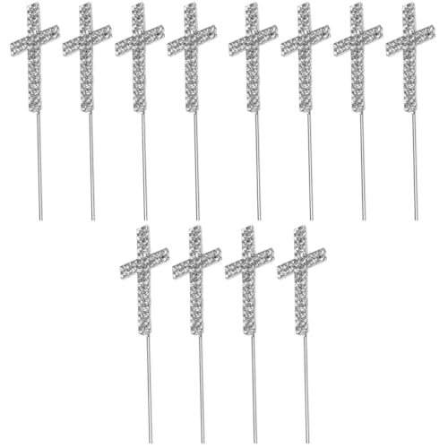 ifundom 3 Sätze Kucheneinsatz Kreuzdekor Religiöse Cupcake-picks Kreuz-cupcake-picks Party Decoration Party Dekoration Strass Tortenaufsatz Kuchenverzierungen Legierung Silver 4 Stück * 3 ifundom 3 Sätze Kucheneinsatz Kreuzdekor Religiöse Cupcake-picks Kreuz-cupcake-picks Party Decoration Party Dekoration Strass Tortenaufsatz Kuchenverzierungen Legierung Silver 4 Stück * 3 von ifundom