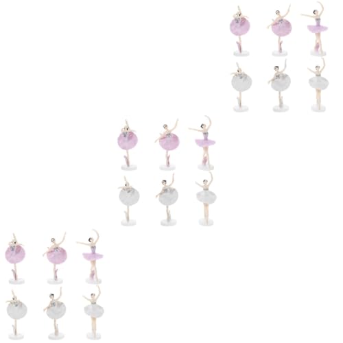 ifundom 3 Sätze Tanz Ballett Mädchen Hochzeitsdekor Figuren Meerjungfrau-party Tutu-kleid Für Mädchen Dekorationen Rosa Ballettröckchen Ballerina- -topper 6 Stück * 3 ifundom 3 Sätze Tanz Ballett Mädchen Hochzeitsdekor Figuren Meerjungfrau-party Tutu-kleid Für Mädchen Dekorationen Rosa Ballettröckchen Ballerina- -topper 6 Stück * 3 von ifundom
