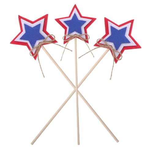 ifundom Feenstäbe-set Zum Unabhängigkeitstag 3-teilig Stern-feenstäbe Patriotisches Für Jungen Und Mädchen ifundom Feenstäbe-set Zum Unabhängigkeitstag 3-teilig Stern-feenstäbe Patriotisches Für Jungen Und Mädchen von ifundom