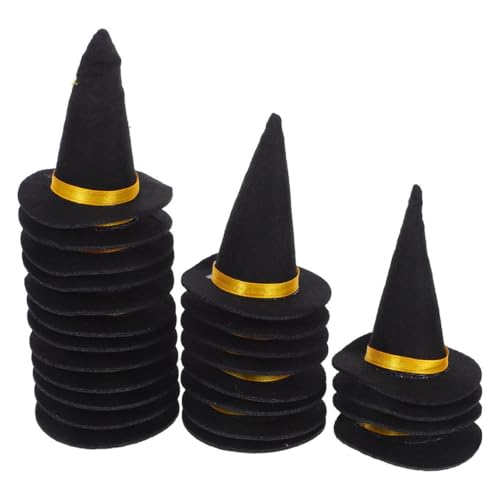 ifundom 30 Miniatur-hexenhüte: Halloween-partyzubehör – Flaschenaufsätze Aus Filz Für Dekorationen, Kostüme, Und Bastelarbeiten ifundom 30 Miniatur-hexenhüte: Halloween-partyzubehör – Flaschenaufsätze Aus Filz Für Dekorationen, Kostüme, Und Bastelarbeiten von ifundom