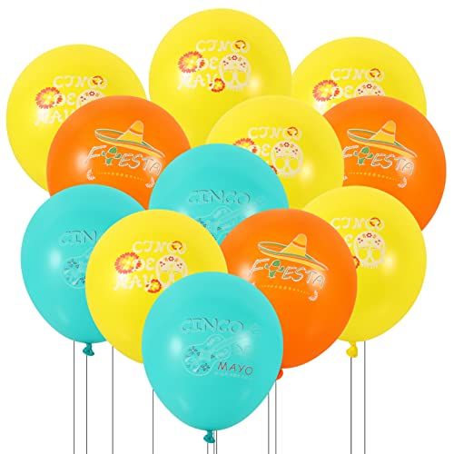 ifundom 30St mexikanischer Ballon Fiesta-Latexballons Fiesta-Sombrero-Ballon mexikanische geschenke para niñas Karnevalsballon Gefälligkeiten für Geburtstagsballons Strand Mexiko von ifundom