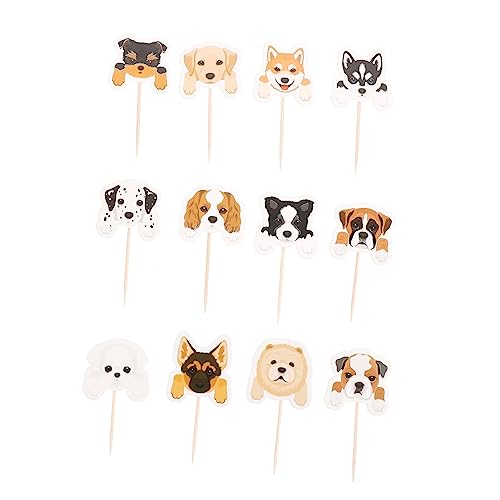 ifundom 36 Stk Hund Kucheneinsatz Haustier-Cupcake- Cupcake Topper zum Geburtstag Kuchendeckel mit Hundegesicht bithday cake birthday cake Hund Cupcake Topper Tortenaufsatz aus Papier ifundom 36 Stk Hund Kucheneinsatz Haustier-Cupcake- Cupcake Topper zum Geburtstag Kuchendeckel mit Hundegesicht bithday cake birthday cake Hund Cupcake Topper Tortenaufsatz aus Papier von ifundom