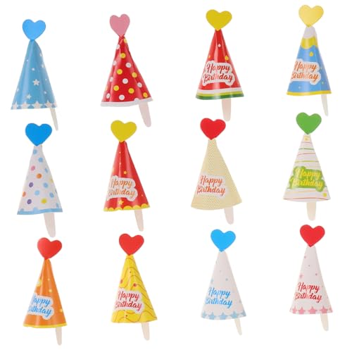 ifundom 36 Stück Mini Geburtstagshüte Motto Party Kuchenaufsatz Bunte Papierkegelhüte Für Kinder Und Erwachsene Geburtstag Babyparty Brautparty Partygeschenke Dekorationen ifundom 36 Stück Mini Geburtstagshüte Motto Party Kuchenaufsatz Bunte Papierkegelhüte Für Kinder Und Erwachsene Geburtstag Babyparty Brautparty Partygeschenke Dekorationen von ifundom