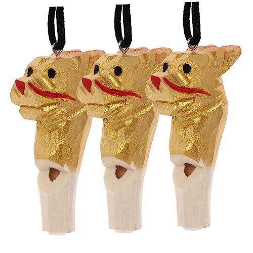 ifundom 3pcs Tier Form Pädagogisches Holz Pfeife Spielzeug Für Kinder Kleinkinder Spielzeug von ifundom