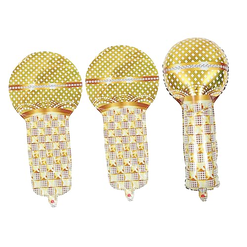 ifundom 3Stücke Mikrofon Ballons Aufblasbare Party Deko für Jahre Themenfeiern Retro Requisiten aus Aluminiumfolie Lustige Partyaccessoires zur Schaffung ifundom 3Stücke Mikrofon Ballons Aufblasbare Party Deko für Jahre Themenfeiern Retro Requisiten aus Aluminiumfolie Lustige Partyaccessoires zur Schaffung von ifundom
