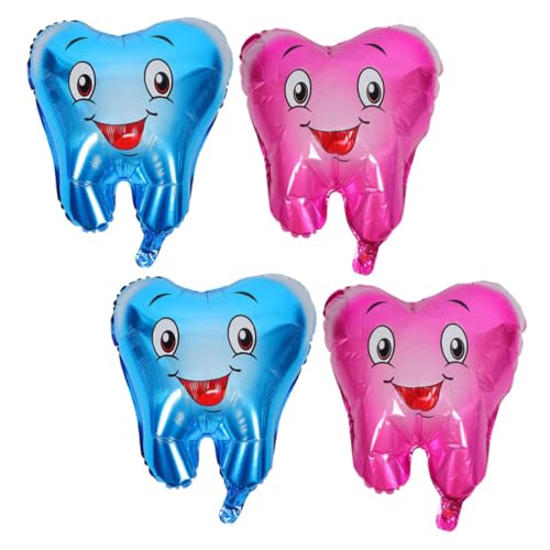 ifundom 4 Stück Aluminium Folienballons Cartoon Shower Deko Lustige Zahnmotiv Partydekoration für Jungen Einfache Inflation Einzigartiges Design für Geburtstagsfeiern ifundom 4 Stück Aluminium Folienballons Cartoon Shower Deko Lustige Zahnmotiv Partydekoration für Jungen Einfache Inflation Einzigartiges Design für Geburtstagsfeiern von ifundom