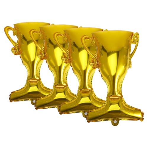 ifundom 4 Stück Champion Trophy Aluminiumfolie Ballon Grad Party Hintergrund Champion Ballon Dekore ifundom 4 Stück Champion Trophy Aluminiumfolie Ballon Grad Party Hintergrund Champion Ballon Dekore von ifundom