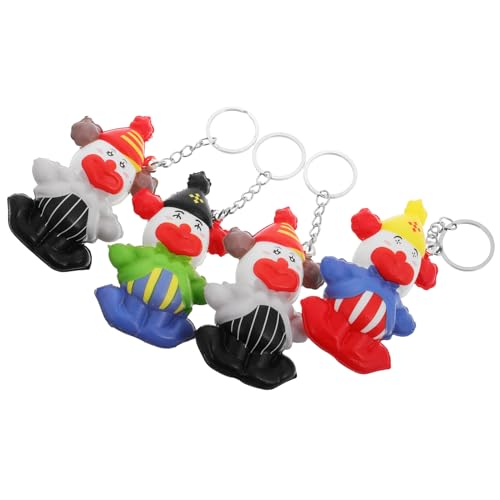 ifundom 4 Stück Clown-schlüsselanhänger Puppe Schlüsselanhänger Hängende Schlüsselanhänger Clown-gastgeschenke Schlüsselanhänger Schlüsselanhänger Für Rucksack-charms Schwamm ifundom 4 Stück Clown-schlüsselanhänger Puppe Schlüsselanhänger Hängende Schlüsselanhänger Clown-gastgeschenke Schlüsselanhänger Schlüsselanhänger Für Rucksack-charms Schwamm von ifundom