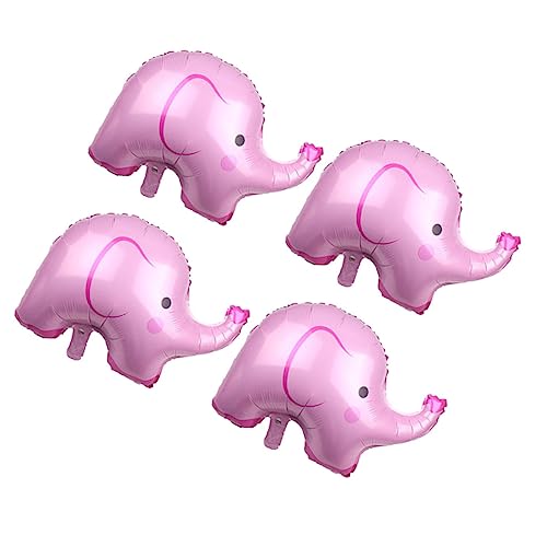 ifundom Geburtstagsballons Set 4 Stück Elefant Aluminiumballons Elefant Für Partys von ifundom
