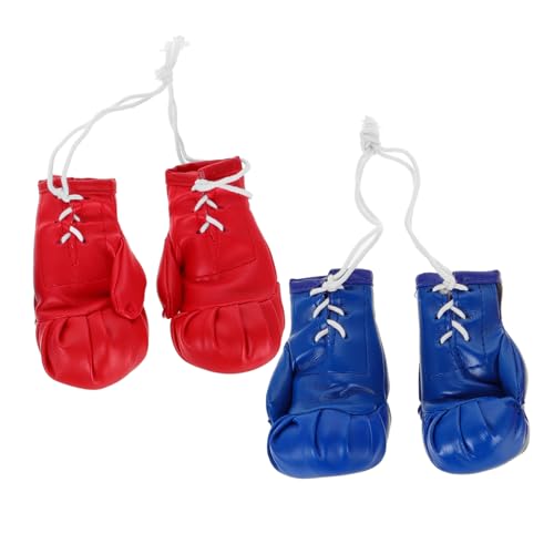 ifundom 4 Stück Mini Boxhandschuhe Hängende Anhänger für Autospiegel Realistische Souvenirs für Boxfans als Heimdekoration ifundom 4 Stück Mini Boxhandschuhe Hängende Anhänger für Autospiegel Realistische Souvenirs für Boxfans als Heimdekoration von ifundom