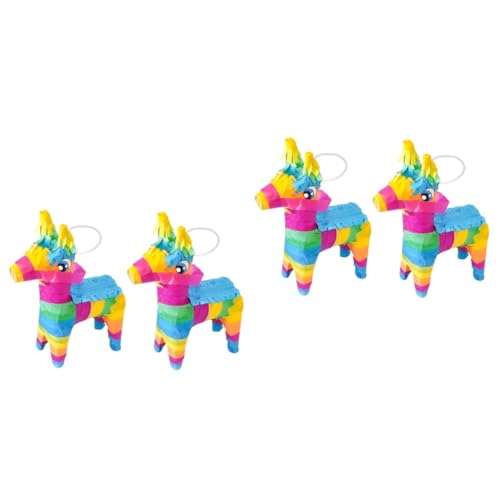 ifundom 4 Stück Piñata Ornament Spielzeug für Kleinkinder Partyzubehör komfetti Babyspielzeug Dekorationen Partyspielzeug Süßigkeiten Geschenk Pinata Spielzeug Esstisch Karton Büttenpapier von ifundom