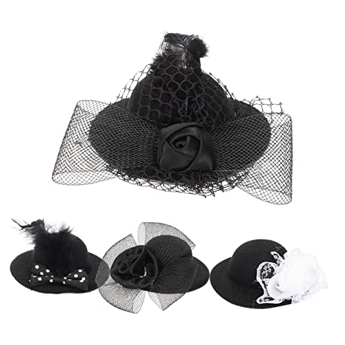 ifundom 4 Stück Puppe verkleiden Hut Damen Hüte Bucket Hat Frauen süße Mützen Mini-Zylinder Puppenhut-Bastelset Puppenhut-Party Mini-Miniatur-Hut Teepartyhüte für kleine Mädchen Stoff ifundom 4 Stück Puppe verkleiden Hut Damen Hüte Bucket Hat Frauen süße Mützen Mini-Zylinder Puppenhut-Bastelset Puppenhut-Party Mini-Miniatur-Hut Teepartyhüte für kleine Mädchen Stoff von ifundom