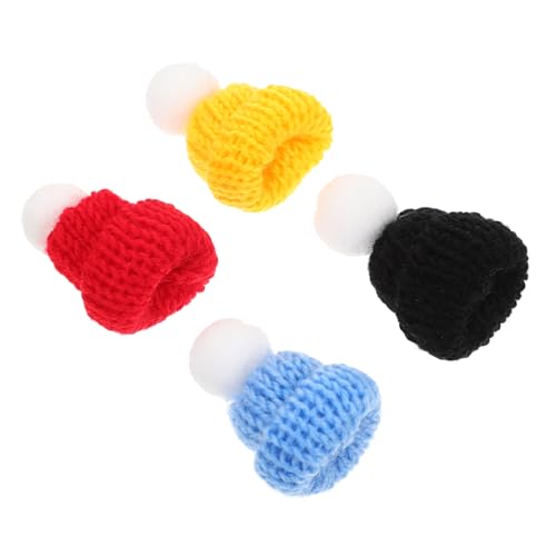 ifundom 4 Stück Puppenmütze Puppenhüte DIY Mini strickmützen Mini-Mütze aus Wollgarn kleine Puppe Strickmützen Miniaturpuppen Mini-Süßigkeit kleine Hüte Kleiner Hut Mini-Hüte Stoff ifundom 4 Stück Puppenmütze Puppenhüte DIY Mini strickmützen Mini-Mütze aus Wollgarn kleine Puppe Strickmützen Miniaturpuppen Mini-Süßigkeit kleine Hüte Kleiner Hut Mini-Hüte Stoff von ifundom
