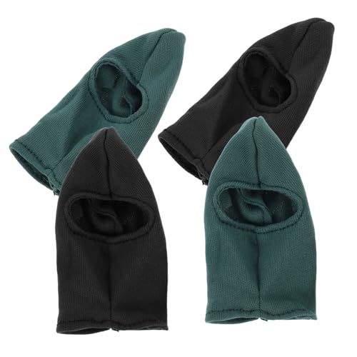 ifundom 4 Stücke Puppenhauszubehör Puppenkopf Zubehör Soldaten Zubehör Kopfaccessoires Detailreiche Figuren Zubehör/Puppenkopf Männer Spielset Puppenzubehör Polyester von ifundom