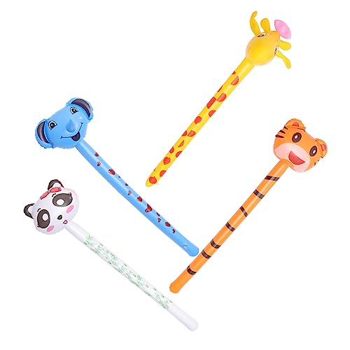 ifundom 4-teiliges Set mit Aufblasbaren Tierstäben Kreative Tierballons für Kinder Pvc-material Einfach Aufzublasen und Zu Entleeren Sicheres Spaßspielzeug ifundom 4-teiliges Set mit Aufblasbaren Tierstäben Kreative Tierballons für Kinder Pvc-material Einfach Aufzublasen und Zu Entleeren Sicheres Spaßspielzeug von ifundom