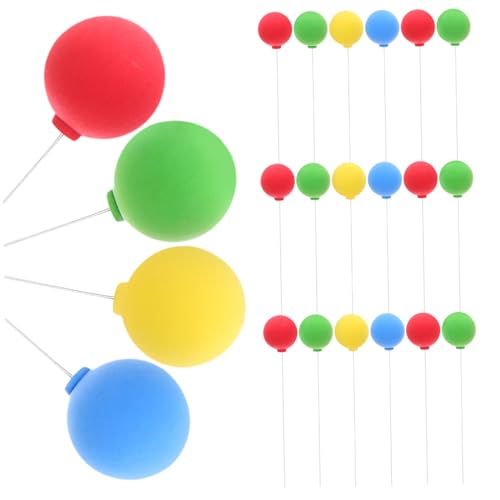 ifundom 40 Stück Teiliges Mini Luftballons Cake Topper aus Farbigen Tonkugeln Stabile Tortendeko für Geburtstag Hochzeit Babyparty Einfache Befestigung Vielseitig Einsetzbar ifundom 40 Stück Teiliges Mini Luftballons Cake Topper aus Farbigen Tonkugeln Stabile Tortendeko für Geburtstag Hochzeit Babyparty Einfache Befestigung Vielseitig Einsetzbar von ifundom