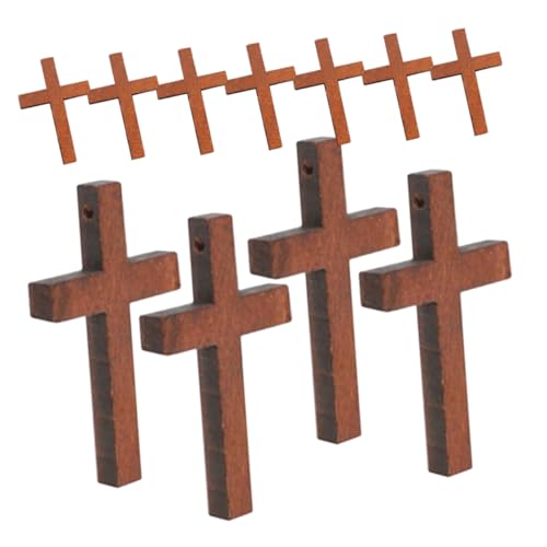 ifundom 40 Stück Kreuz-bastelperlen Holzkreuz- für Wanddekoration Bastelprojekte von ifundom