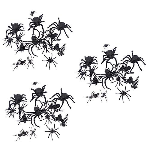 ifundom 48 STK Halloween-spinne Wassertischspielzeug Haarige Spinnen Spinnenspielzeug Tischdekorationen Esstisch Dekor Kniffliges Spielzeug Fußballpolster Für Jugendliche Falsche Spinne von ifundom