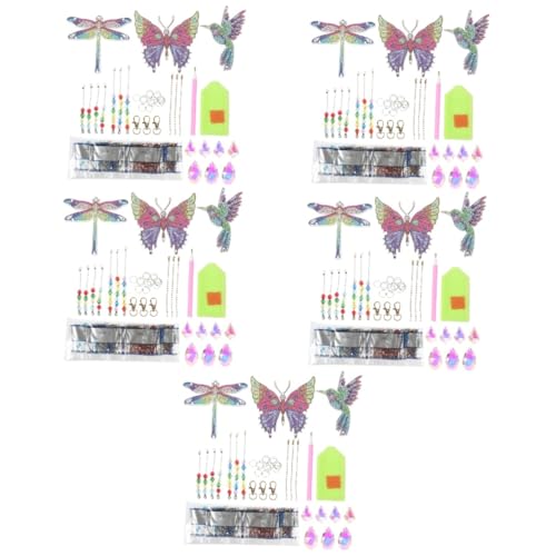 ifundom 5 Sätze DIY mit Diamantmalerei Teiliges Schmetterling Deko für Fensterdekoration und Garten Bastelset mit Schmucksteinen für Handwerksprojekte ifundom 5 Sätze DIY mit Diamantmalerei Teiliges Schmetterling Deko für Fensterdekoration und Garten Bastelset mit Schmucksteinen für Handwerksprojekte von ifundom