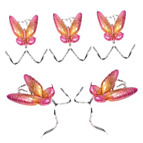 ifundom 5 Stück Flügel Ballon Hochzeitsfeierlieferungen Heliumballons Partyzubehör Ballongirlande Schmetterlingsflügel Luftballons Feierballons Feenhafte Luftballons Aluminiumfolie Rosa ifundom 5 Stück Flügel Ballon Hochzeitsfeierlieferungen Heliumballons Partyzubehör Ballongirlande Schmetterlingsflügel Luftballons Feierballons Feenhafte Luftballons Aluminiumfolie Rosa von ifundom