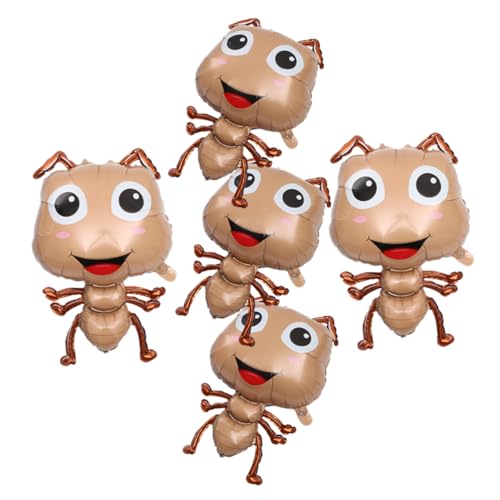 ifundom 5 Stück Partyzubehör tierischer Folienballon Geburtstag Fest Insekt Ballons für Ballontiere luftballons Aluminiumfolienballon Ameisen Dekorationen Folienballon-Ornament Light Brown ifundom 5 Stück Partyzubehör tierischer Folienballon Geburtstag Fest Insekt Ballons für Ballontiere luftballons Aluminiumfolienballon Ameisen Dekorationen Folienballon-Ornament Light Brown von ifundom