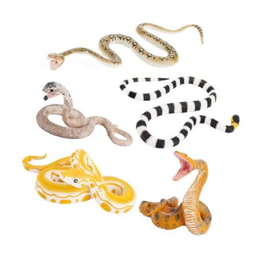 ifundom 5 Stück Simulationsschlangenmodell Halloween-Dekorationen Halloween -Dekoration kindergeburtstags mitgebsel schlangen falsche Schlange kniffliges PVC ifundom 5 Stück Simulationsschlangenmodell Halloween-Dekorationen Halloween -Dekoration kindergeburtstags mitgebsel schlangen falsche Schlange kniffliges PVC von ifundom