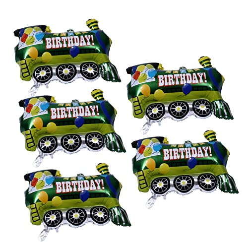 ifundom 5 Stück Transportballon ballonie kidsballonie wasserballons luftballone Aluminiumballons thematisiert Partyzubehör für Luftballons mit Fahrzeugform Partyballons Aluminiumfolie von ifundom