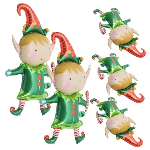 ifundom 5 Stück Weihnachtsballondekoration Inflator Ballon -Kit fröhliche weihnachtsballons weihnachtsdeko weihnachts luftballons Ballon für die Dekoration Folienballon Aluminiumfolie ifundom 5 Stück Weihnachtsballondekoration Inflator Ballon -Kit fröhliche weihnachtsballons weihnachtsdeko weihnachts luftballons Ballon für die Dekoration Folienballon Aluminiumfolie von ifundom