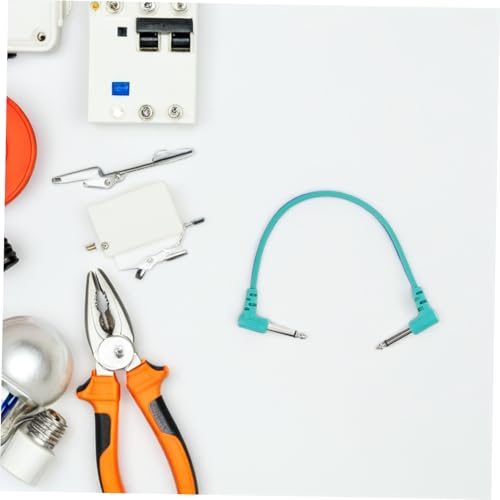 ifundom 5-teiliges Gitarren-patchkabel – 30 Cm Patchkabel Für Gitarreneffektpedale, Tragbares Instrumenten-audiokabel Für Basseffektpedal, Schwarz von ifundom