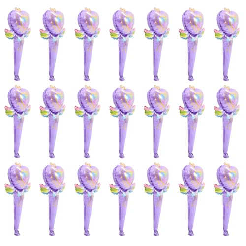 ifundom 50 Stück Aufblasbarer Feenstab Quaste runde Luftballons Blase raumdeko ballonstäbe für luftballons Ballongas Brautduschenballons Ballon für die Dekoration Aluminiumfolie Violett ifundom 50 Stück Aufblasbarer Feenstab Quaste runde Luftballons Blase raumdeko ballonstäbe für luftballons Ballongas Brautduschenballons Ballon für die Dekoration Aluminiumfolie Violett von ifundom