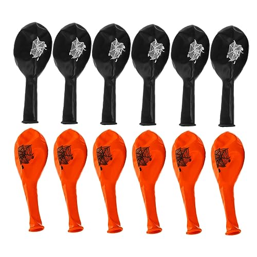ifundom 50 Stück Halloween-Latexballon Halloween- Horror-Halloween-Ballons Orange Pflicht halloween luftballons halloween ballons Ballondekor für zu Hause Ballons Emulsion Black ifundom 50 Stück Halloween-Latexballon Halloween- Horror-Halloween-Ballons Orange Pflicht halloween luftballons halloween ballons Ballondekor für zu Hause Ballons Emulsion Black von ifundom